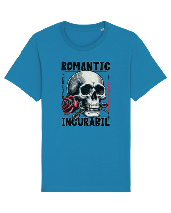Romantic incurabil - Schelet craniu cu trandafir in gura Azur