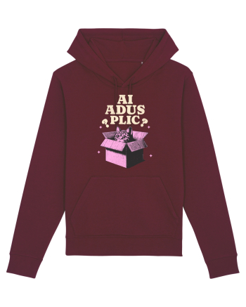 Pisica simpatica - ai adus plic? Burgundy