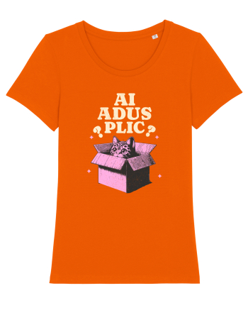 Pisica simpatica - ai adus plic? Bright Orange
