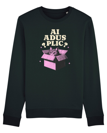 Pisica simpatica - ai adus plic? Black