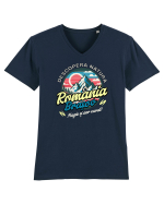 Descopera natura - Romania Brasov, magie si aer curat Tricou mânecă scurtă guler V Bărbat Presenter