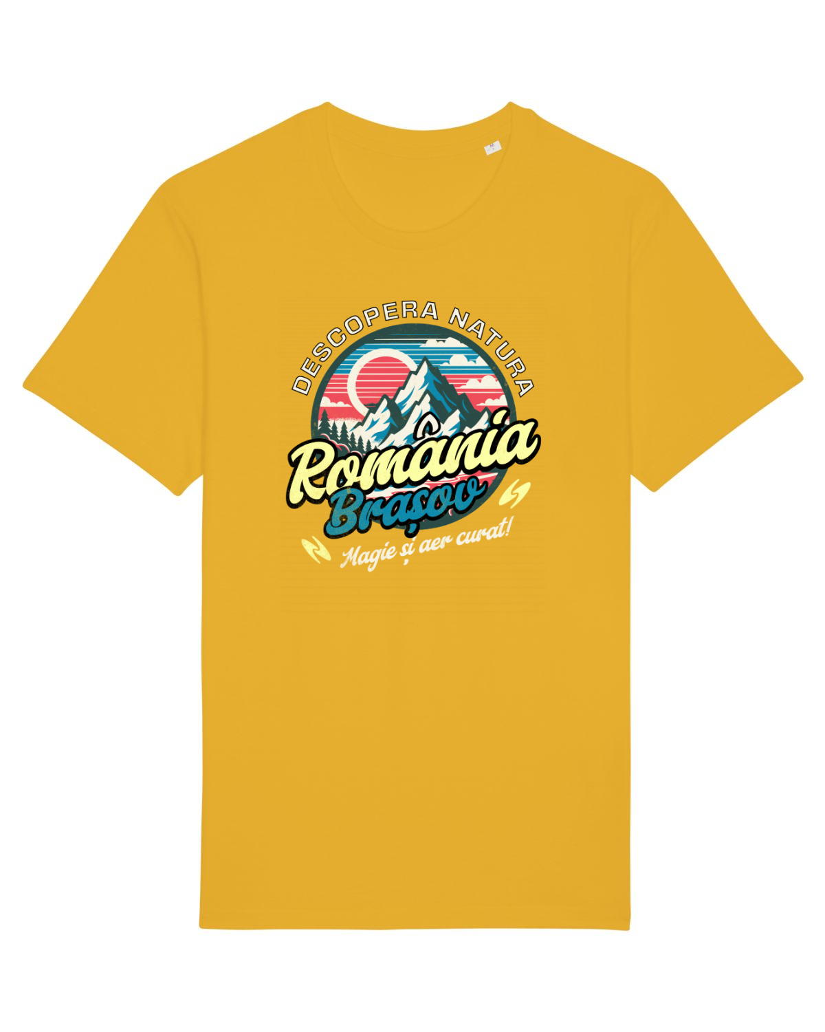 Tricou mânecă scurtă Unisex Rocker Spectra Yellow