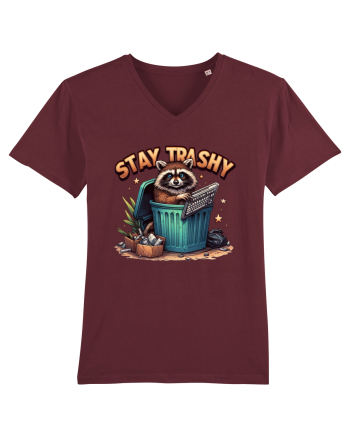 Stay Trashy Burgundy