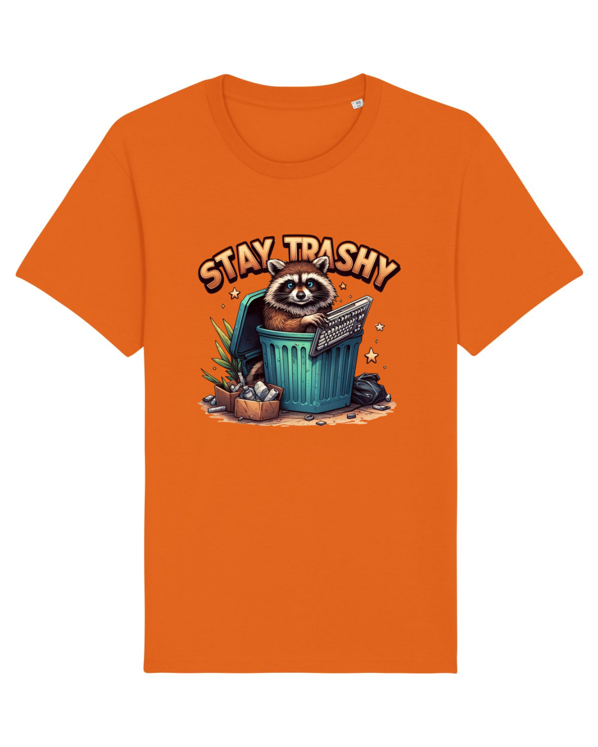 Tricou mânecă scurtă Unisex Rocker Bright Orange