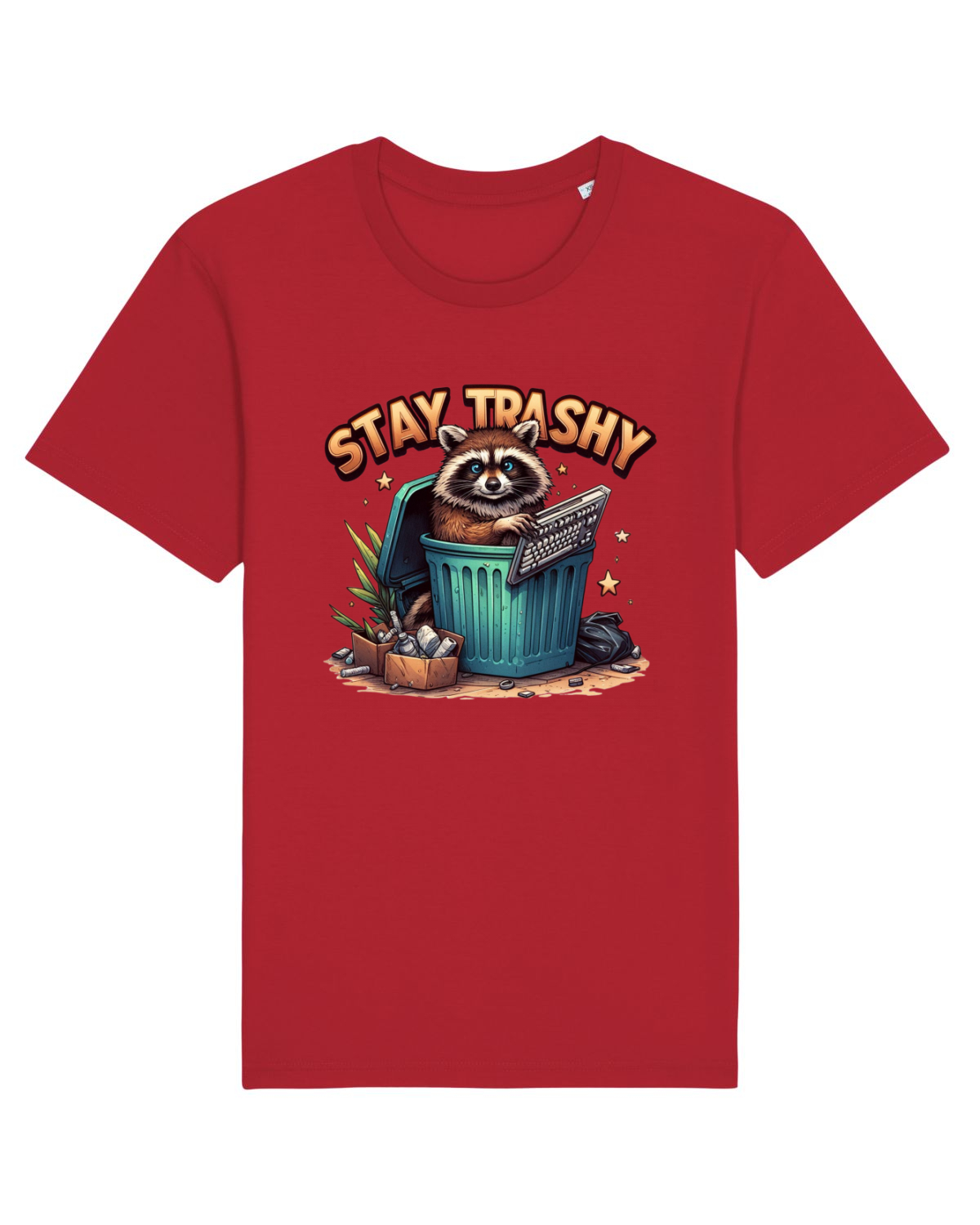 Tricou mânecă scurtă Unisex Rocker Red