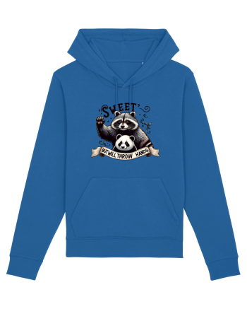 Sweet But Will Throw Hands Royal Blue