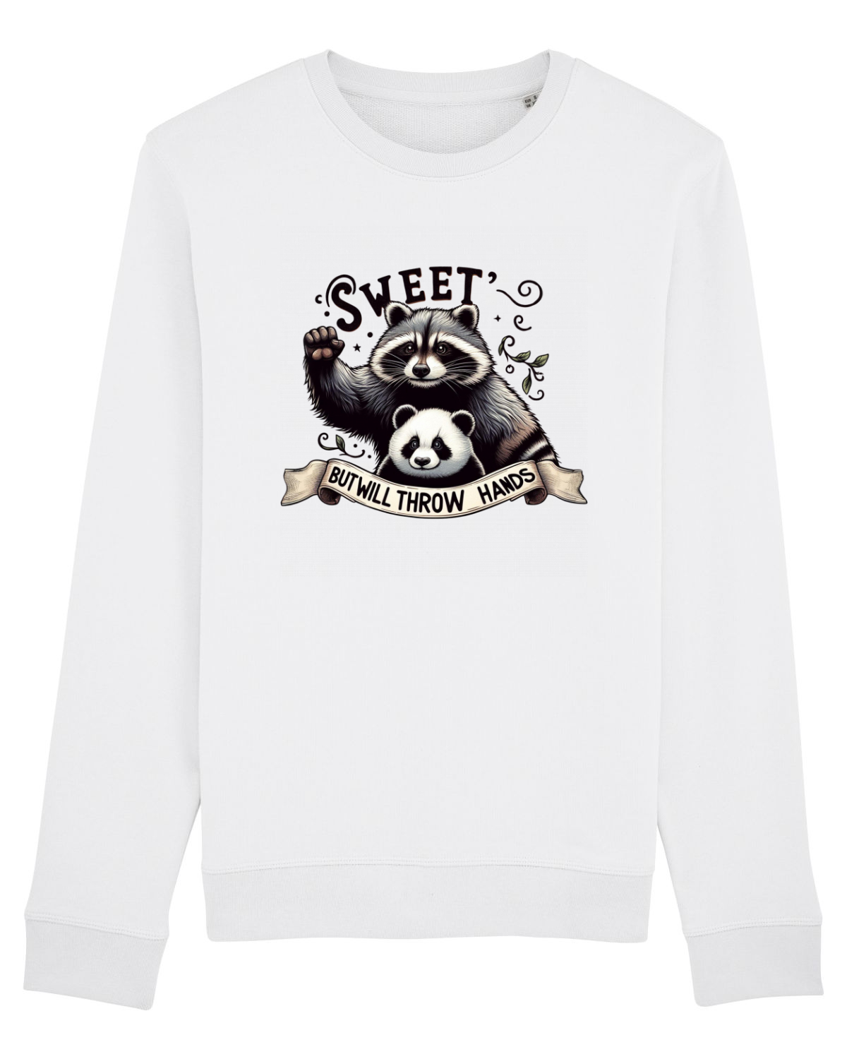 Bluză mânecă lungă Unisex Rise White