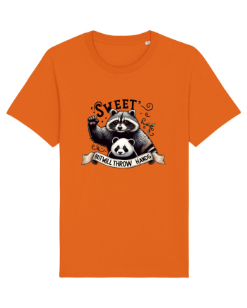 Sweet But Will Throw Hands Bright Orange