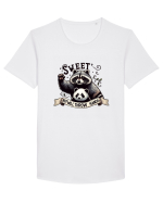 Sweet But Will Throw Hands Tricou mânecă scurtă guler larg Bărbat Skater