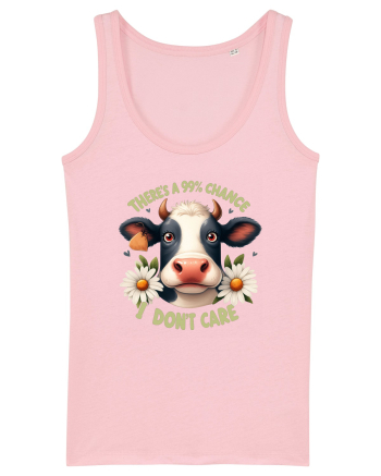 There's A 99% Chance Don't Care Cotton Pink