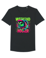 Weekend Hooker Fish Tricou mânecă scurtă guler larg Bărbat Skater
