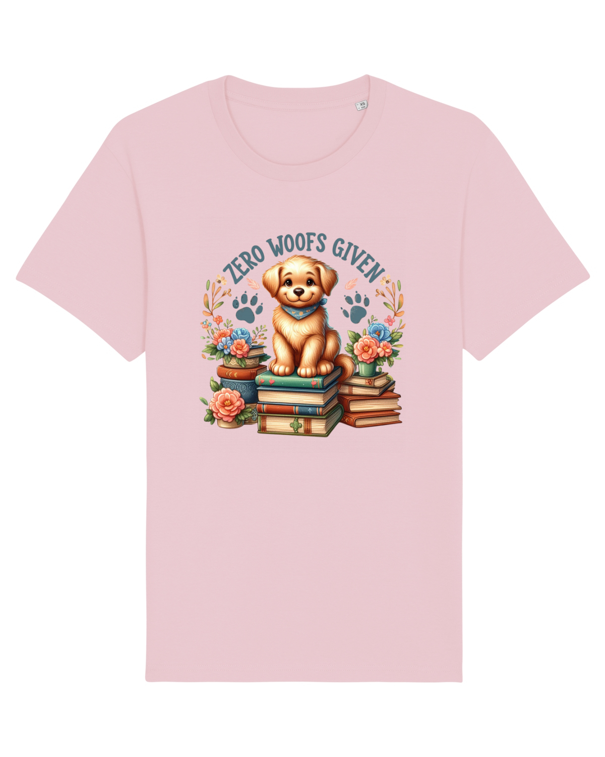 Tricou mânecă scurtă Unisex Rocker Cotton Pink