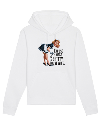 pentru soție cu atitudine - Excuse the mess White