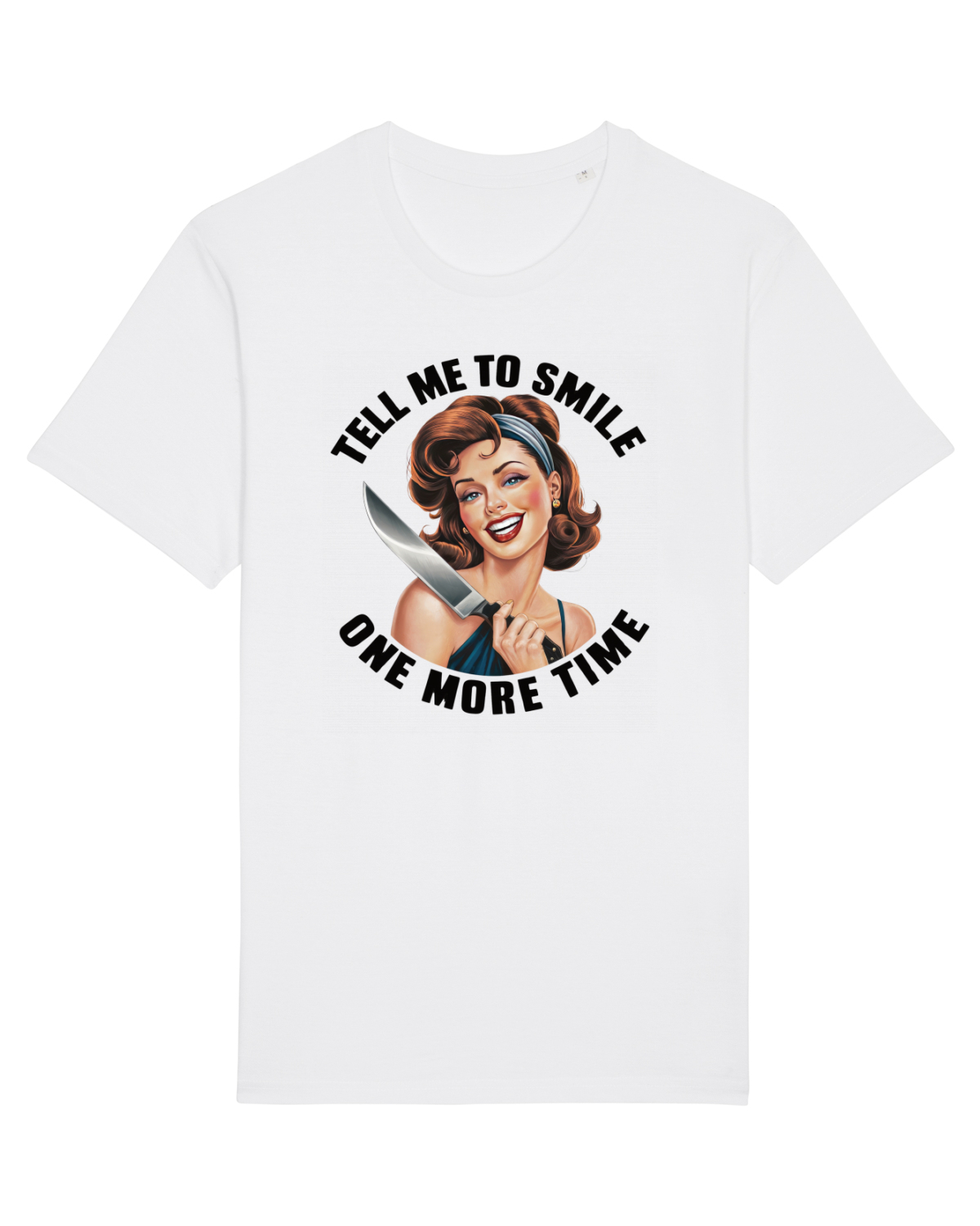 Tricou mânecă scurtă Unisex Rocker White