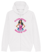 pentru soție cu atitudine - Clean house messy bitch Hanorac cu fermoar Unisex Connector