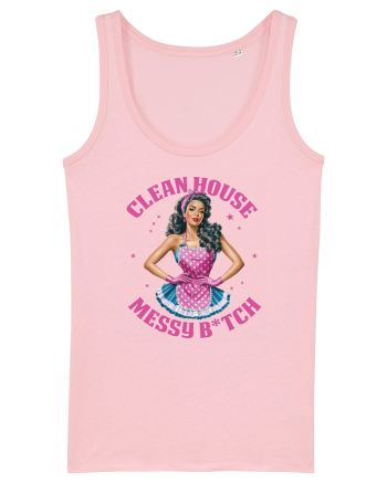 pentru soție cu atitudine - Clean house messy bitch Cotton Pink