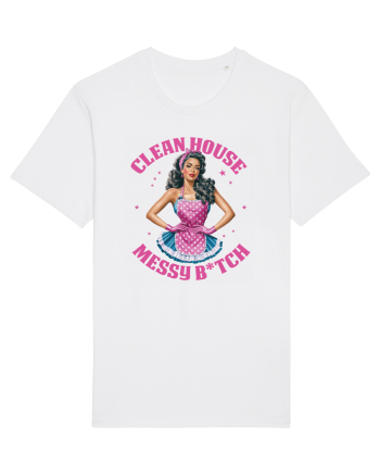 pentru soție cu atitudine - Clean house messy bitch White