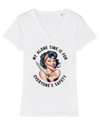 pentru soție cu atitudine - My alone time is for everyones safety White