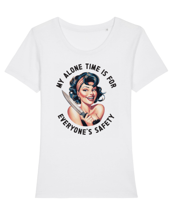pentru soție cu atitudine - My alone time is for everyones safety White