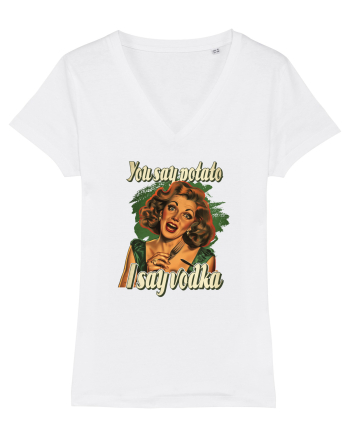 pentru soție cu atitudine - You say potato I say vodka White
