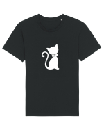 Pisica eleganta Tricou mânecă scurtă Unisex Rocker