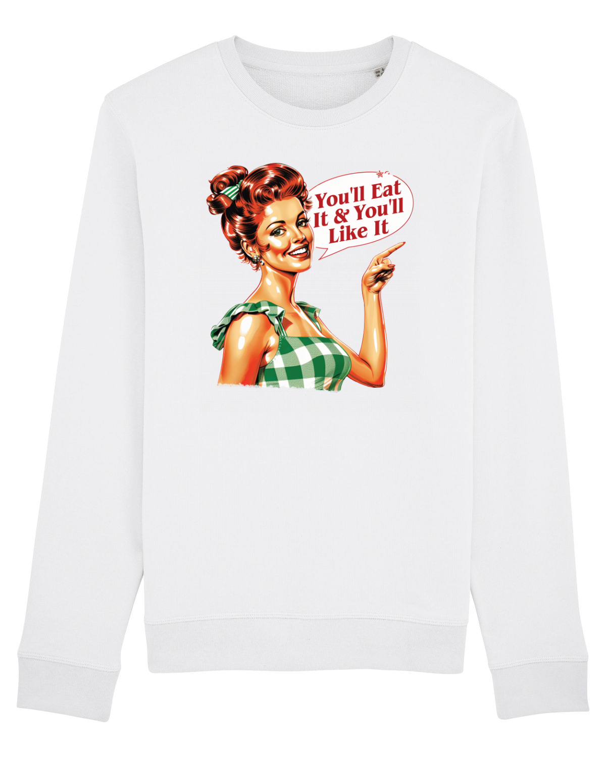 Bluză mânecă lungă Unisex Rise White