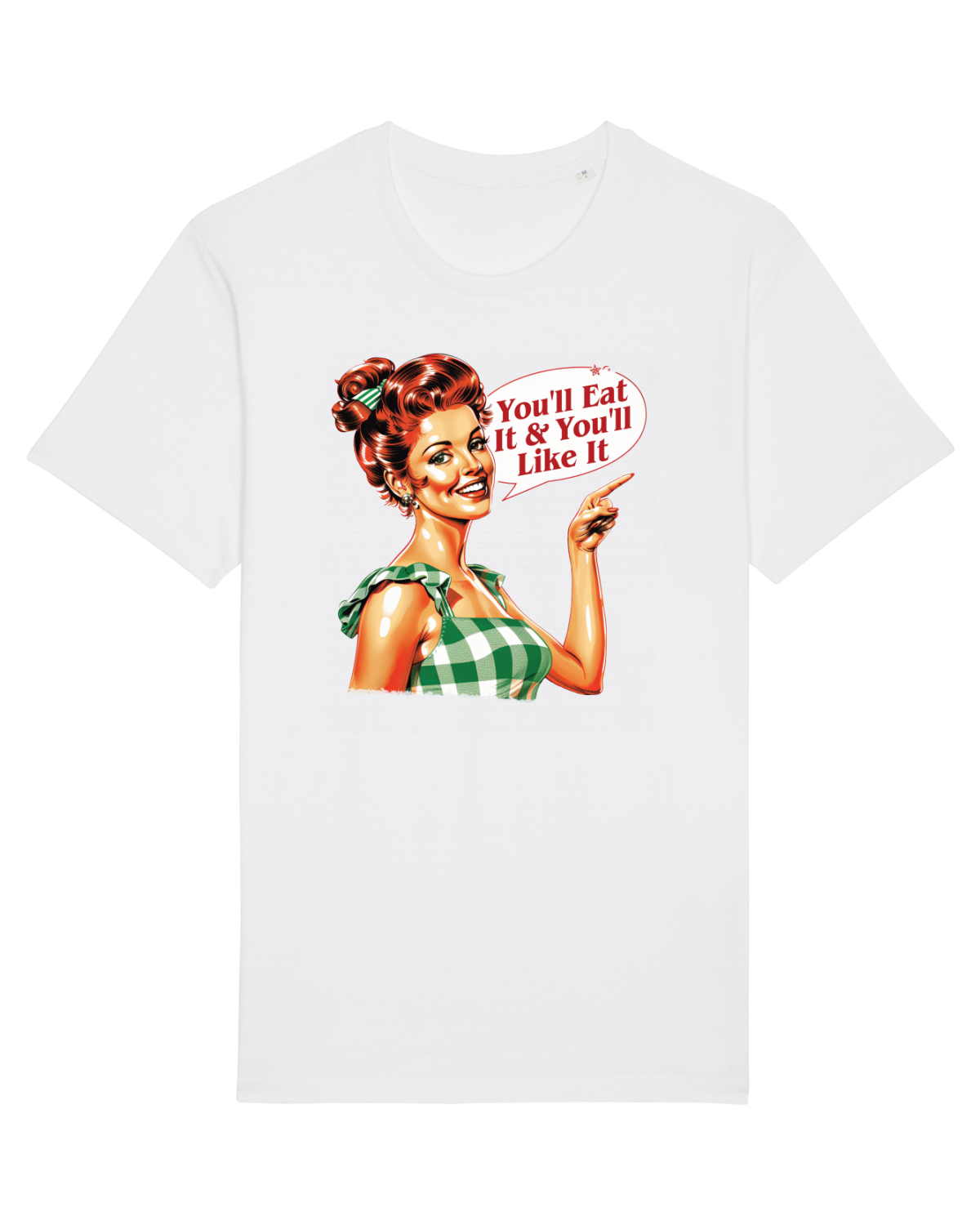 Tricou mânecă scurtă Unisex Rocker White