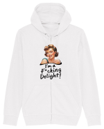 pentru femei cu atitudine - I am a delight Hanorac cu fermoar Unisex Connector
