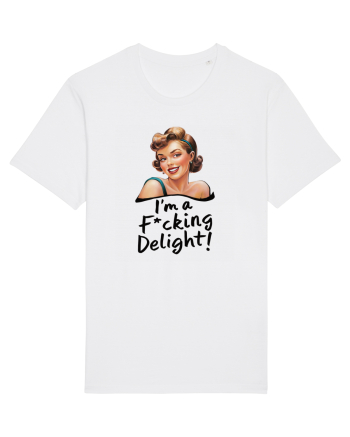 pentru femei cu atitudine - I am a delight White