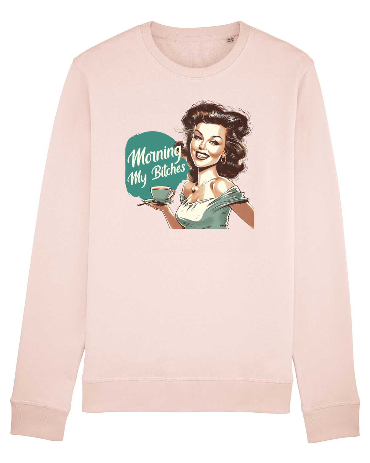 Bluză mânecă lungă Unisex Rise Candy Pink