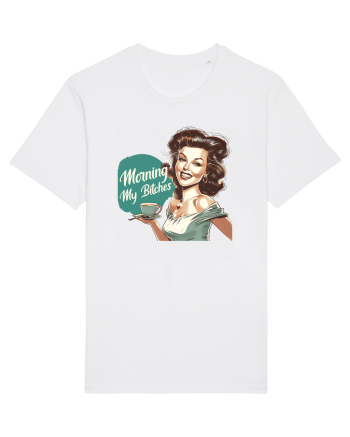 pentru femei cu atitudine - Morning my bitches White