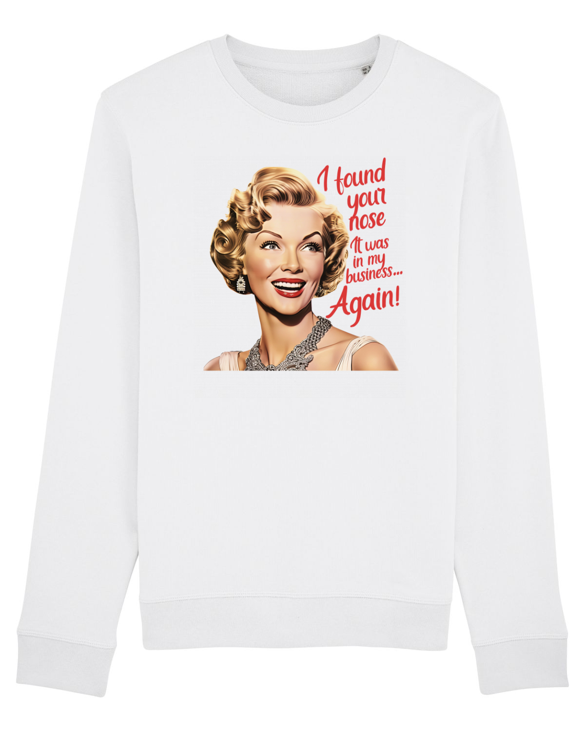 Bluză mânecă lungă Unisex Rise White