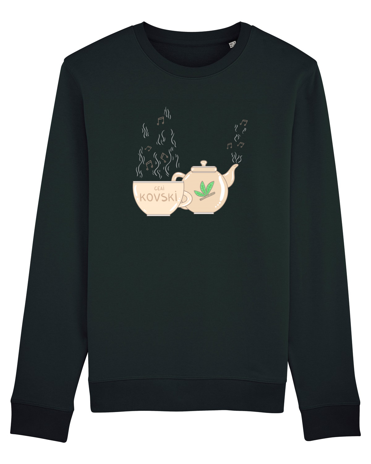Bluză mânecă lungă Unisex Rise Black