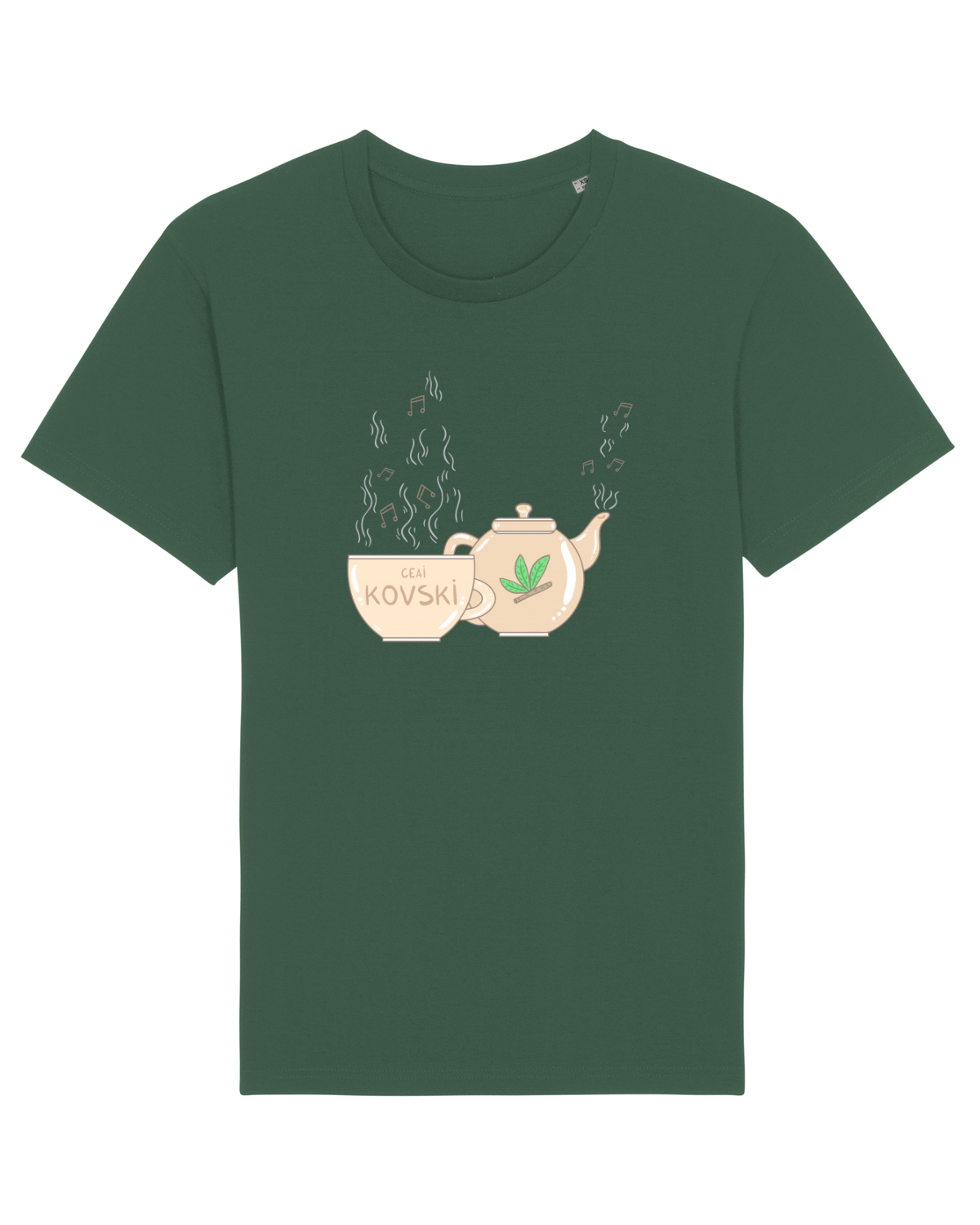 Tricou mânecă scurtă Unisex Rocker Bottle Green