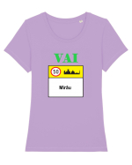 Vai mirau Tricou mânecă scurtă guler larg fitted Damă Expresser
