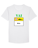 Vai mirau Tricou mânecă scurtă guler larg Bărbat Skater