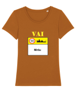 Vai Mirau v3 Tricou mânecă scurtă guler larg fitted Damă Expresser