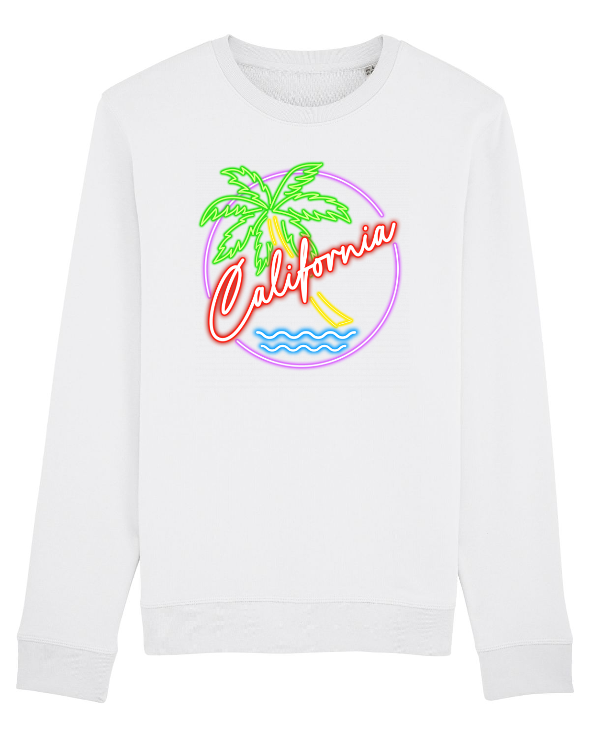 Bluză mânecă lungă Unisex Rise White