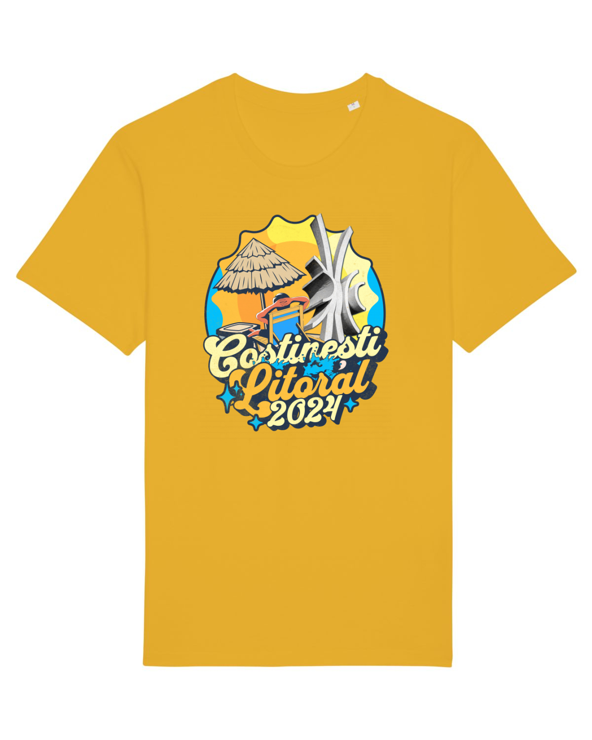 Tricou mânecă scurtă Unisex Rocker Spectra Yellow