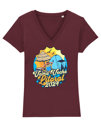 Vama Veche Litoral 2024 - Tricou de vamaiot Burgundy