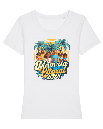 Mamaia Litoral 2024 - Tricou de beach party White