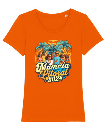 Mamaia Litoral 2024 - Tricou de beach party Bright Orange