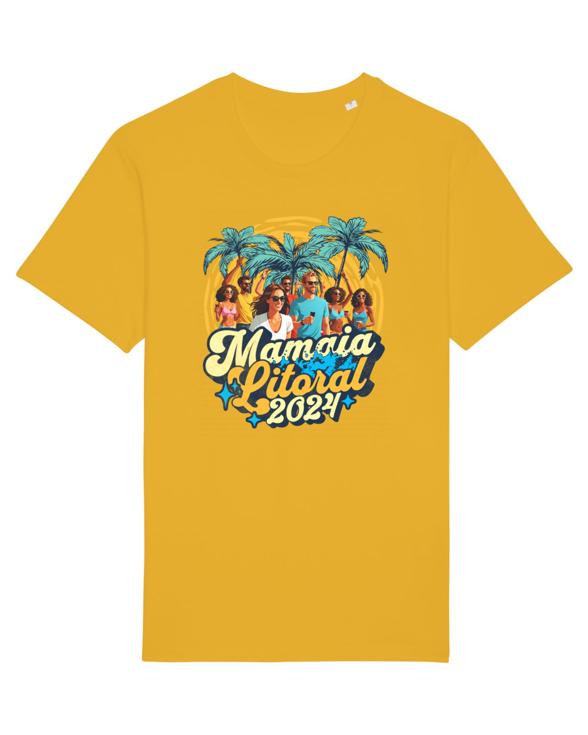 Tricou mânecă scurtă Unisex Rocker Spectra Yellow