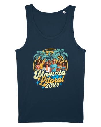 Mamaia Litoral 2024 - Tricou de beach party Navy