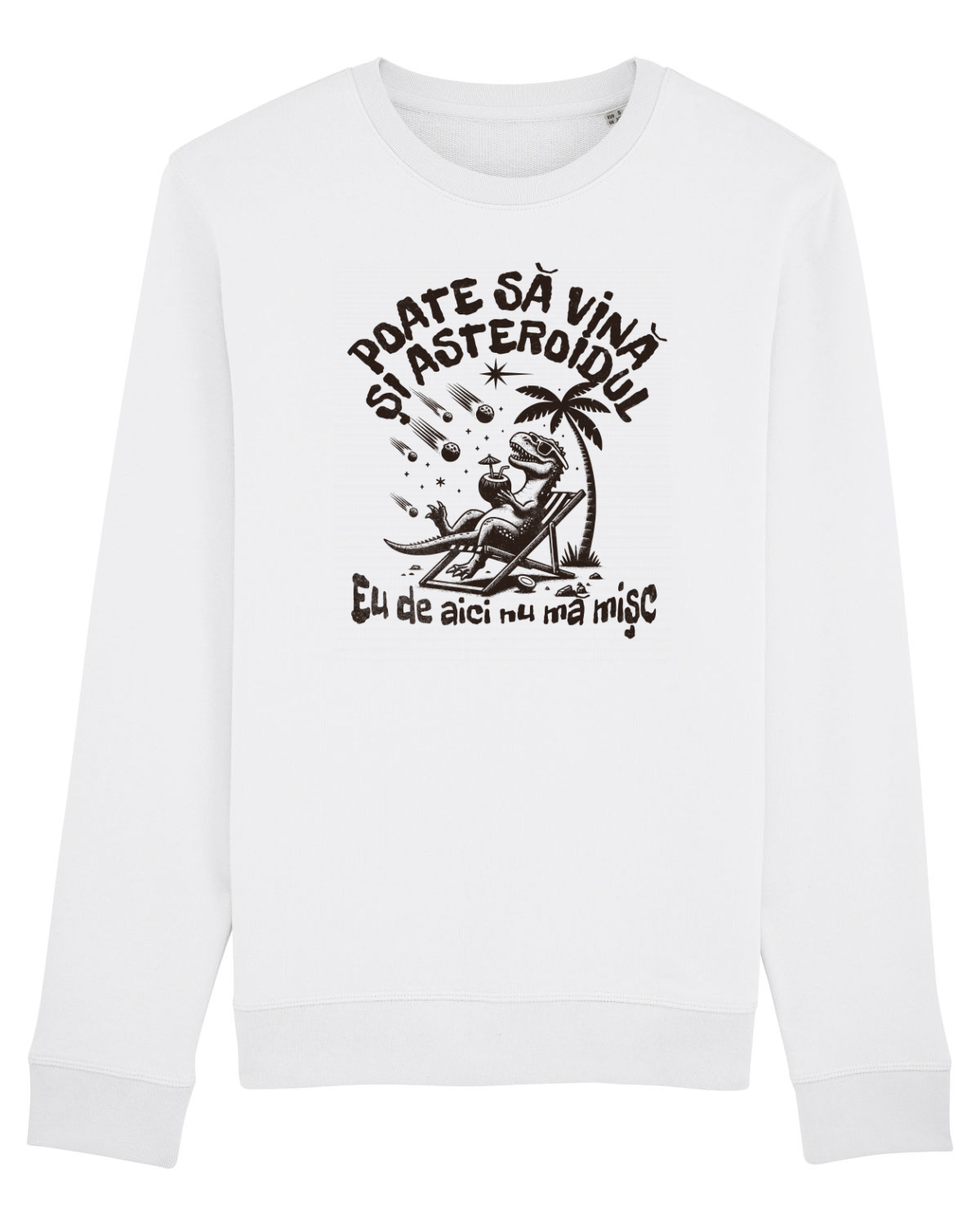 Bluză mânecă lungă Unisex Rise White