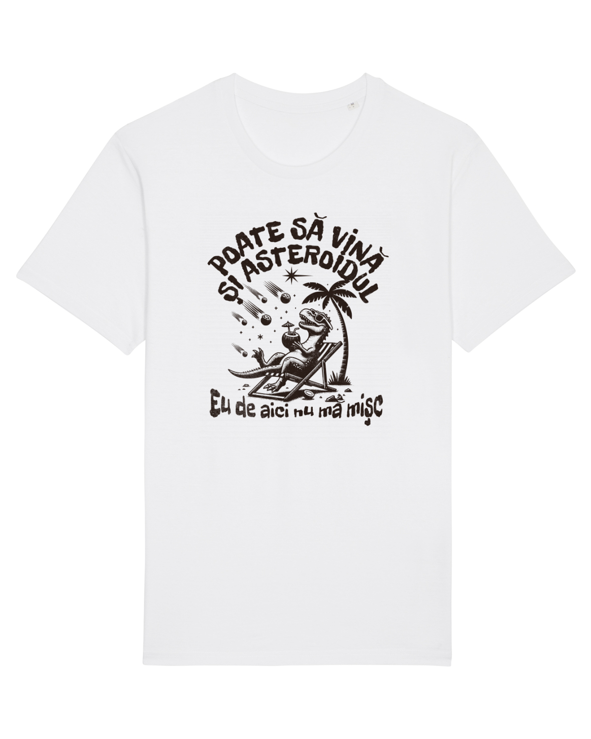 Tricou mânecă scurtă Unisex Rocker White