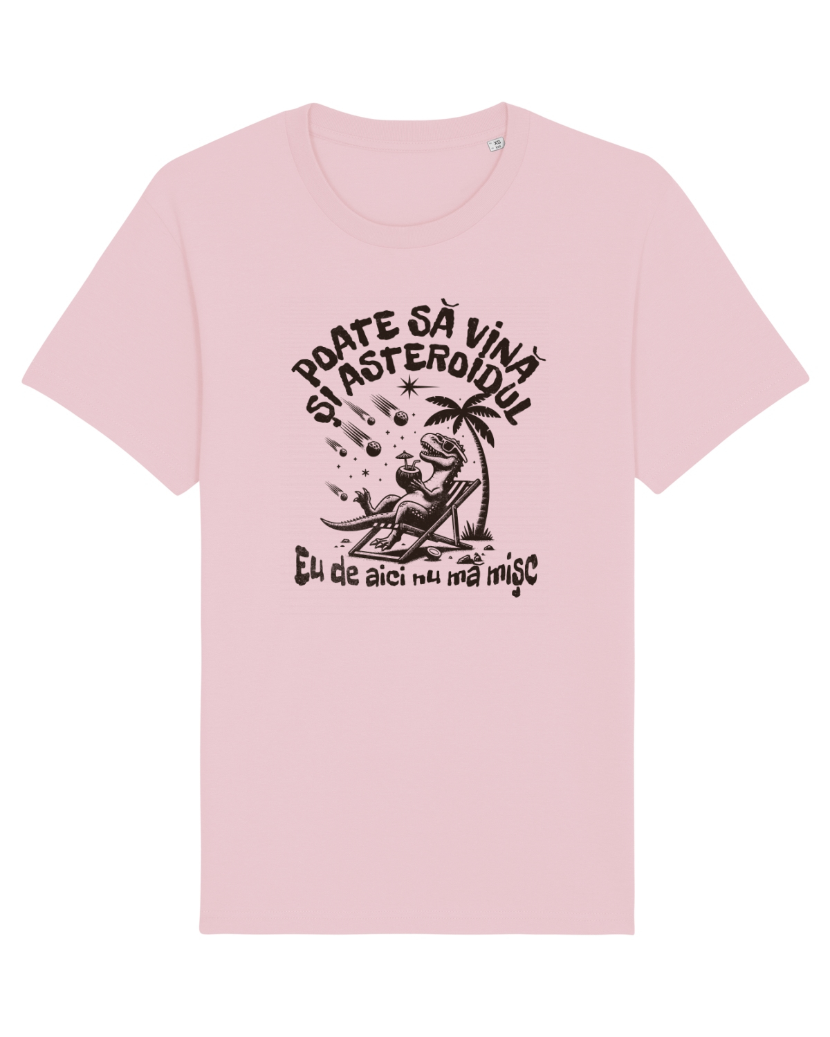 Tricou mânecă scurtă Unisex Rocker Cotton Pink