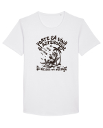 Dinozaur de vara - Poate sa vina si asteroidul, eu de aici nu ma misc Tricou mânecă scurtă guler larg Bărbat Skater