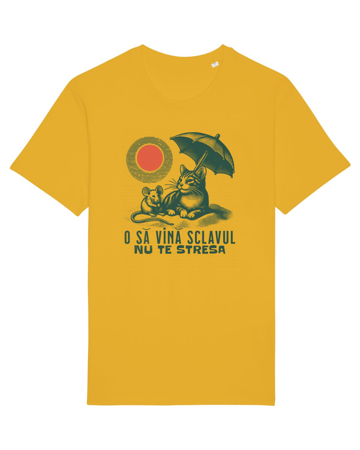 Tricou mânecă scurtă Unisex Rocker Spectra Yellow