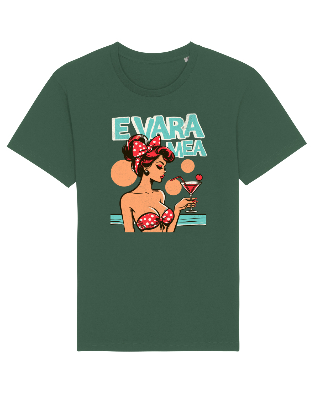 Tricou mânecă scurtă Unisex Rocker Bottle Green
